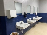 4 American Std Hand Wash Sinks Mirrors & More