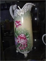 Hand Painted 12" Limoges Pitcher