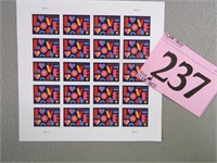 US STAMPS LOVE MINT SHEET