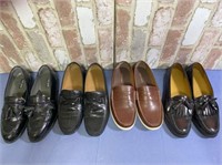 (4 PAIRS) MENS LOAFERS