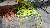 4 AIR HOSES AND 1 EXTENSION CORD