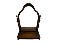 Mahogany shaving mirror