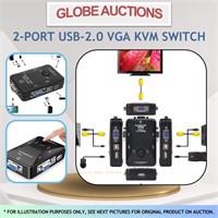 2-PORT USB-2.0 VGA KVM SWITCH
