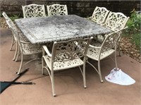 Patio table with 8 chairs