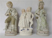 Parian Figure & Porcelain German Figures
