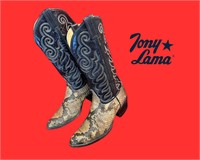 Original Tony Llama Python Womens Boots