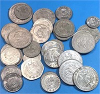 Large Quantity Mexico Coins