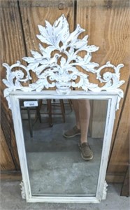 PAINTED DISTRESSED DECORATIVE MIRROR