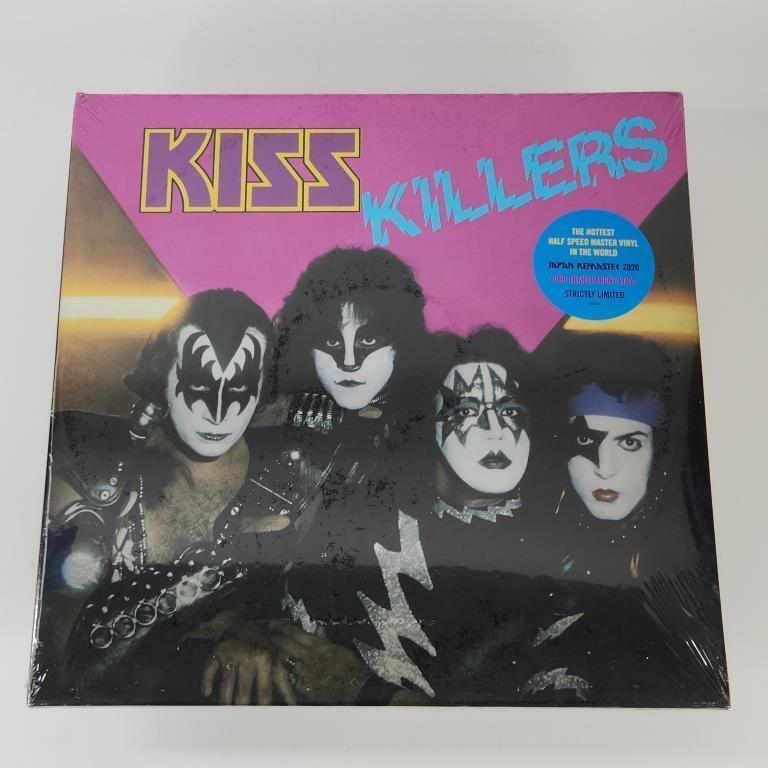 2020 JAPAN REMASTERED KISS KILLERS LP RECORD SEALD