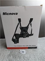 NEW Micnova Camera Vest with Side Holster