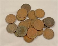 1860s to early 1900s wheat pennies (20ct)