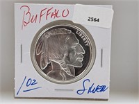 1oz .999 Silver Buffalo Round