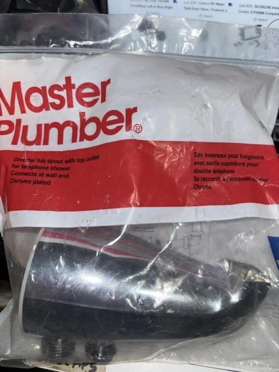 Master Plumber 197, Diverter Tub Spout 1/2" or