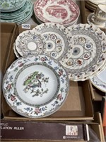 Antique Spode Copeland plates Florence