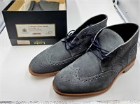 Loake Shoes Rogers Grey Suede  Size 10F