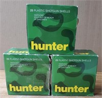 (65) Hunter 12 Gauge Shotshells