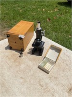 Lunax 1200 x Microscope & case