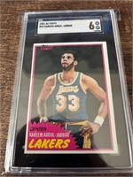 1981-82 topps kareem abdul jabbar sgc 6