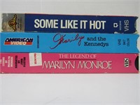 VHS Tapes-Marilyn Monroe-Lot