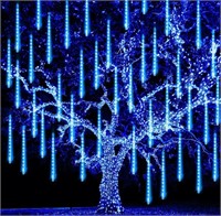 Christmas Meteor Shower Lights Outdoor, 864 LED