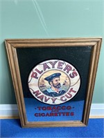 Player’s Navy Cut bar mirror, vintage BH