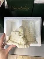 DEPT 56 SNOWBABIES SCULPTURE WHERE DID U COME FROM