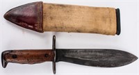 1917 U.S. Bolo Knife & Sheath  A.C. Co.