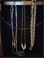 Silver & Turquoise Necklace W/ Others