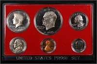 1976 United States Mint Proof Set 6 coins No Outer