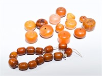 Group of Tibetan Amber Beads, 18/19th C#