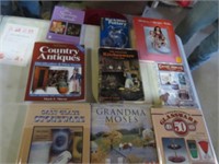 GROUP BOOKS - COUNTRY ANTIQUES, KITCHENWARE,