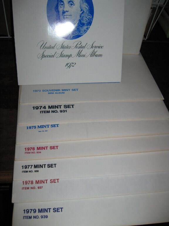 1972-'79 USPS Commemorative Stamp Sets