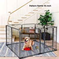 8 Panels Dog Playpen Dog Exercise Pen Heavy Duty D