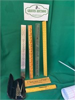 Advertisement rulers Bergeron Swiss made tool misc