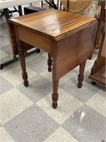 Cherry Sheraton Drop Leaf End Stand