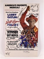 Will Rogers Follies Autographed Broadway Poster