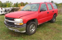 2004 Chevy Tahoe 4WD Red 109653 miles