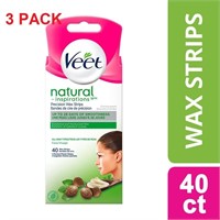 3 PACK OF 40 PIECES VEET NATURAL INSPIRATIONS