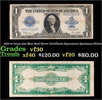 1923 Speelman/White $1 large size Blue Seal Silver