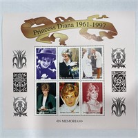 Sierra Leone Princess Diana commemorative stamp se