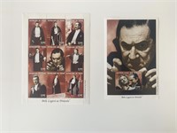 Bela Lugosi Dracula Souvenir Stamp Sheet & Set of