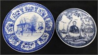 2 Abraham Lincoln plates: Wheelock England,