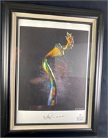 Kosta Boda Art Glass Kjell Engman Signed Print