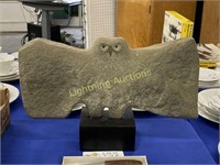 HEAVY STONE LIKE OWL REPLICA