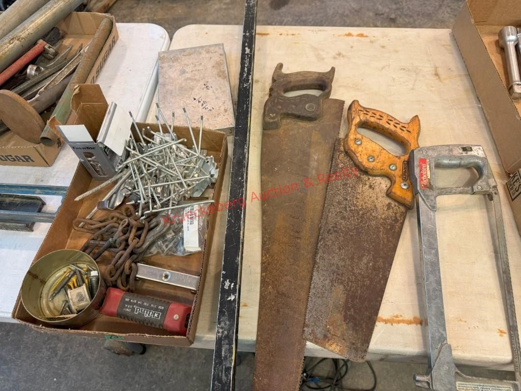 Level, Hand Saws, Allen Keys & Misc.