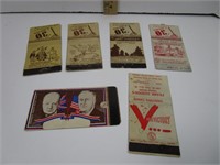LOT OF WW2 MATCHBOOK COVER PACKS