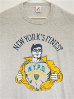 Vintage NYPD New Yorks Finest Superman shirt