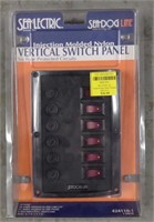 Vertical Switch Panel Sea-Lectric Co. 6-Fuse