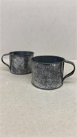 Tin drinking cups