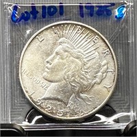 1925 - S Peace Silver $ Coin